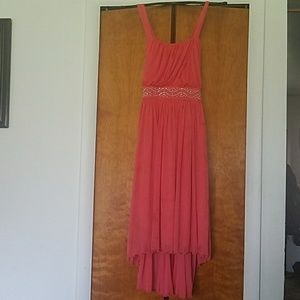 Sweet heart rose chiffon dress